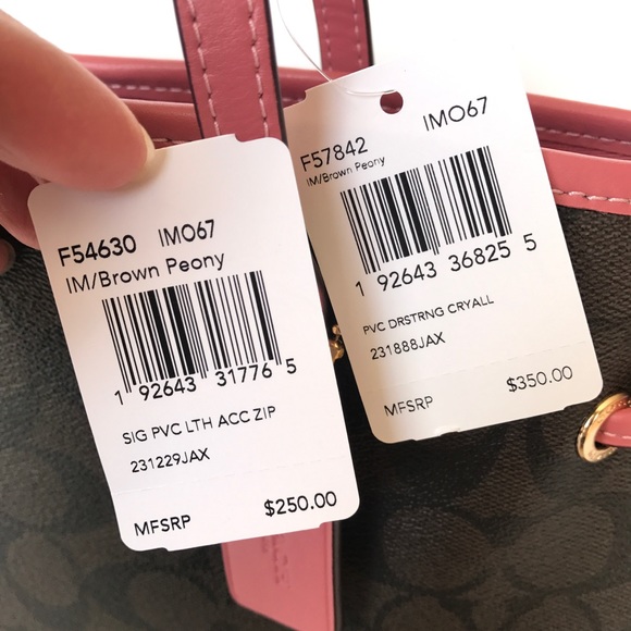 ❤️🌷coach carryalldrawstring tote set/shoulder bag - Picture 4 of 8